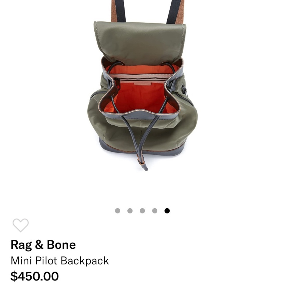 Rag & Bone Mini Pilot Backpack - Picture 2 of 9